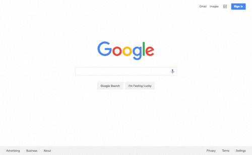 Google Home Page