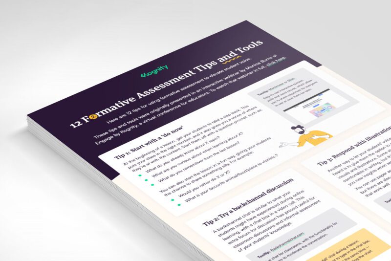 12 Formative Assessment tools and tips