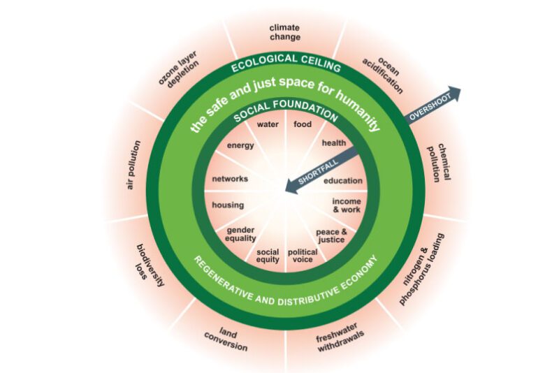 Image of the doughnut economics model