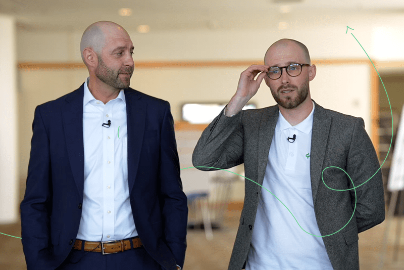 Chris Barras from Kognity and Robert Kelty from the IB