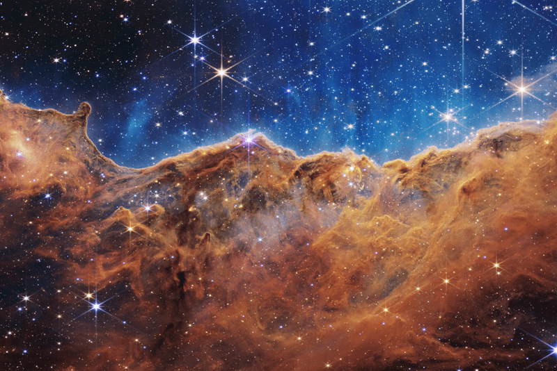 Space matter and stars