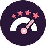 Meter showing high performance